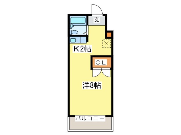 ノースポール北大前の物件間取画像